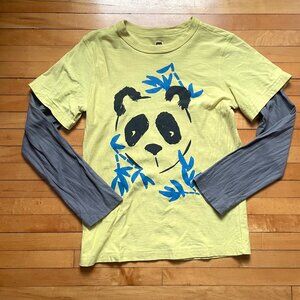 Tea Collection Boys China Panda Long Sleeve Shirt Size 12